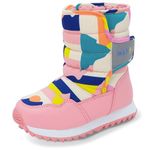 JAN & JUL Water-Resistant Insulated Snow Boots for Toddler Girls (Winter Sun, Size 13)