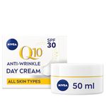 NIVEA Q10 Anti-Wrinkle Power SPF30 Firming Day Cream (50ml), Facial Moisturiser to Reduce Appearance of Fine Lines and Wrinkles, Nourishing and Firming Cream