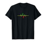 Reggae Music Pulse Frequency Africa Jamaica Rastafari T-Shirt