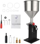 GarveeHome Manual Paste Liquid Filling Machine - Adjustable 5-50ml Volume, 10L Stainless Steel Liquid Filler, Versatile for Cream/Cosmetic/Perfume/Medicine/Shampoo