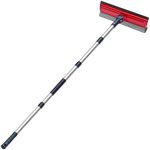 DSV Standard Professional Window Squeegee | 10" Window Cleaner Tool, 2-in-1 Squeegee Window Cleaner with Telescopic Extension Pole 50 inch & 127 cm