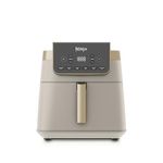 Ninja Air Fryer MAX PRO, 6.2L, Uses No Oil, Large Square Single Drawer, Roast, Bake, Air Fry, Digital, Cook From Frozen, Non-Stick, Dishwasher Safe Basket & Crisper Plate, Stone Gold AF180UKSD