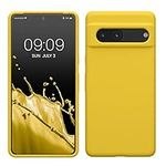 kwmobile Case Compatible with Google Pixel 7 Case - TPU Silicone Phone Cover with Soft Finish - Radiant Yellow