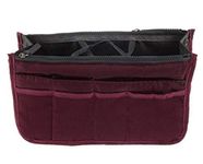 Styleys Handbag Organizer For Easy Handbag Switching (Maroon) S1520