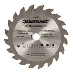 Silverline 876132 TCT Mini Saw Blade 85 mm Dia - 10 mm Bore - 20T