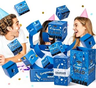 Graduation Pop up Money Box, 2026 New Surprise Box Gift Box Creating the Most Surprising Gift Explosion for Money, Folding Bouncing Red Envelope Gift Box with Confetti for Christmas Birthday Anniversary Valentine Proposal (A 20PCS)