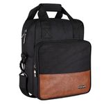 LOREM Black Insulated Tiffin Bag/Lunch Bag for Men & Women Office Waterproof Lunch Bag-TB17