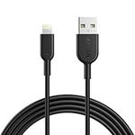 Anker Powerline II Lightning Cable, [6ft MFi Certified] USB Charging/Sync Lightning Cord Compatible with iPhone SE 11 11 Pro 11 Pro Max Xs MAX XR X 8 7 6S 6 5, iPad and More(Black)