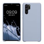 kwmobile Case Compatible with Huawei P30 Pro Case - TPU Silicone Phone Cover with Soft Finish - Light Blue Matte