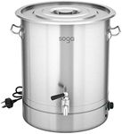 SOGA 21L Stainless Steel URN Commer