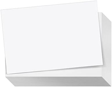 200 Pack White 300 GSM / 110 lb Thick Cardstock Paper - Blank Heavyweight Wedding Invitation Cards for Printing, Flashcards, Postcards - 4x6 inch