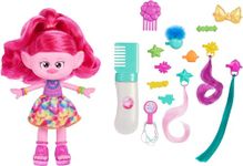 Mattel DreamWorks Trolls Band Together Doll & 15+ Accessories, Hair-tastic Queen Poppy Fashion Doll with Glitter Comb