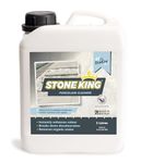 Stone King Porcelain Tile Cleaner – Deep Cleaning Tile Restorer for Patios, Paths, Walkways – Removes Stains, Dirt, Green & Red Algae, Black Lichen, White Fungi – Surface Treatment, 10 SQM, 2 Litre