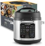 Crock-Pot Turbo Express Pressure Multicooker | 14-in-1 Functions | Slow Cooker, Steamer, Pressure Cooker & More | 5.6L (6+ People) | Energy Efficient | [CSC062] Black