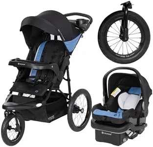 Baby Trend Expedition® Zero Flat Jogger Travel System with LED Lights, Dash Blue