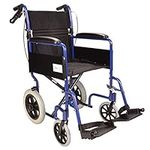 Lightweight Aluminium Folding Transit Travel Wheelchair with handbrakes - Weighs only 11kg ECTR01