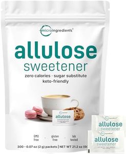Allulose Sweetener, 300 Packets | Zero Calorie, Plant Based Sugar Substitute, No After Taste | Best for Coffee, Drinks, Tea, Snacks, Cooking, & Baking | Keto Diet & Vegan Friendly | Erythritol Free