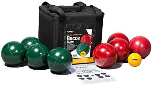 St Pierre Sports Professional Bocce Set, Green/Maroon, 107mm