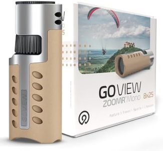 GOVIEW ZOOMR Mono 8x25 High Powered Monocular for Adults - Light Brown
