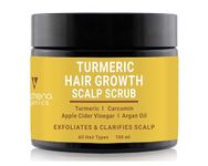 Volamena Turmeric Hair Growth Scalp Scrub for Removing Excess Scalp Oil and Dandruff, 100 ml