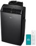 Midea Duo 14,000 BTU (12,000 BTU SACC) HE Inverter Ultra Quiet Portable Air Conditioner, Cools up to 550 Sq. Ft, Works with Alexa/Google Assistant, Includes Remote Control & Window Kit, Black