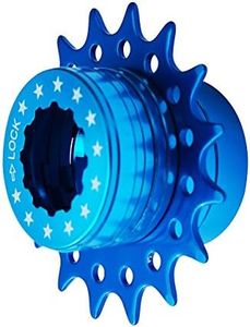 Bike Single Speed Fixie Cassette Conversion Kit Compatable Shimano 16T Colors (Blue)