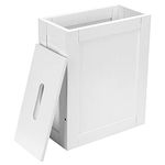 Vencier Shaker Slimline Bathroom Storage Unit,White Wooden Multi-Purpose