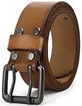 YOETEY Leather Work Belt for Men - 