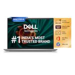 Dell New Inspiron 13 Laptop with AI Enabled Intel Core Ultra 5 125H Processor,16GB LPDDR5X,512GB SSD,13.3" (33.78cm) QHD+ Display,Backlit KB + FPR,Win 11+MSO'24,12 Month McAfee, Platinum Silver,1.24kg
