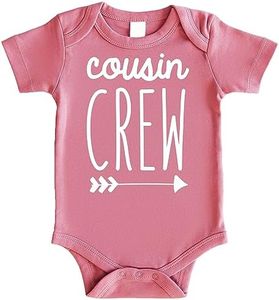 Cousin Crew Arrow T-Shirts and Bodysuits for Baby and Toddler Boy and Girls Fun Family Outfits Mauve Bodysuit