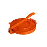 IMUSA USA MEXI-86016 Aluminum Tortilla Press 8-Inch, Orange