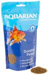 AQUARIAN Complete Nutrition, Aquarium Goldfish Food Pellets Also Suitable For Small Pond Fish, 284 g Bag