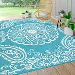 Pauwer Waterproof Outdoor Rug 10x14