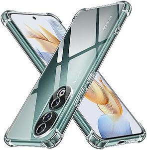 ivoler Coque pour Honor 90, Ultra Transparent Étui de Protection en Silicone Antichoc avec Coins Renforcés, Clair Mince Souple TPU Bumper Housse