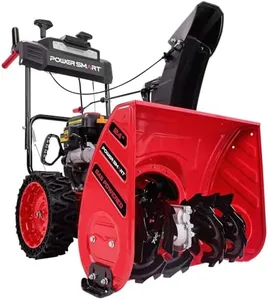PowerSmart Snow Blower Gas Powered 26 Inch Self-Propelled 2-Stage 252cc Engine with Electric Start, LED Headlight