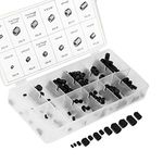 NEIKO 50484A Internal Hex Allen Set Screw Assortment Kit, Coarse and Fine Thread Screws with Full-Steel Construction, 200-Piece Set