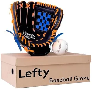 Left Handed Baseball Glove for Kids, Entry-Level Left Handed Baseball Glove, Durable Lefty Tball Gloves for Kids Youth Training. 11.5in, Age 7-11