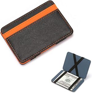 Magic Flips Wallet, Pu-Wallet Creative Magic Wallet, Magic Wallet, Soft Surfaces Multi-Card Card Holders (D)