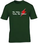 Hippowarehouse The Babe with The Power unisex short sleeve t-shirt (Specific size guide in description) Forest Green