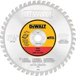 DEWALT Circular Saw Blade, 6 1/2 Inch, 48 Tooth, Ferrous Metal Cutting (DWA7762)
