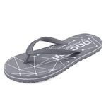 DOCTOR EXTRA SOFT Women's Hawaii Slipper- Orthopedic and Diabetic Comfort Ortho Care, Bathroom Rubber Flip-Flops and House Slipper for Ladies and Girl’s OR-D-02 (Grey, numeric_5)