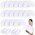 Beeveer 16 Pcs Marabou Feather Fans