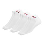 NAVYSPORT Socks for Men Solid Ankle Length Cotton Socks, Free Size, Pack of 3 (White)