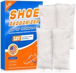 Arint Shoe Deodorizer (4 Count) - Shoes Odor Eliminator | Last for 24 Monthes, Shoe Freshener Smell Remover for Soccer Gear, Boot, Sneaker and More, White