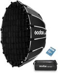 GODOX QR-P60T Parabolic Softbox, 60cm/23.6inch Quick Release Soft Box with Honeycomb Grid, Bowens Mount for Studio Video Light SL60W SL100D MS200-V MS300-V SK400II-V DP400III-V LA150R LA300Bi