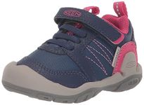 KEEN unisex child Knotch Peak Closed Toe Water Sandal, Blue Depths/Pink Peacock, 8 Little Kid US