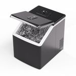 Klarstein Ice Maker - Clear Ice, 13kg/24h, Touch Screen, Stainless Steel, Low Energy, Ideal for Home/Parties