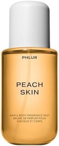 PHLUR Peach Skin Body Mist - Hair & Body Fragrance Mist - Peach, Plum, Bergamot, Milky Sandalwood & White Freesia Body Spray (8 fl oz)
