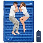 KASIMO Sleeping Mat - Ultralight & Thick Inflatable Camping Sleeping Pad Air Mattress Self-inflating Bed with Built-in Pump & Pillow Compact for Camping Backpacking Hiking Traveling