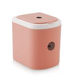 Nabhya Mini Waste Bin Disposal Dustbin Wooden Finished Dustbin for Car Office Desk and Home Use (Pink)